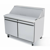 Infrico IRT-UC60P 60-1/2" Two-Door Refrigerated Sandwich Prep Table