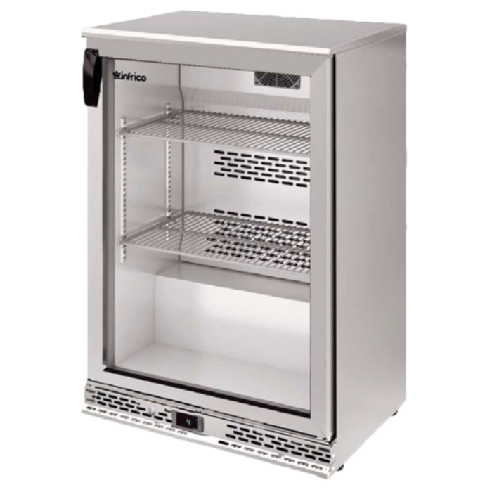 Réfrigérateur de bar arrière avec porte vitrée Infrico IMD-ERV15IIGD 60 cm