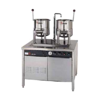Groen 142840 Direct-Steam Kettle Cabinet Assembly, (3) 20-Quart, 54" Wide