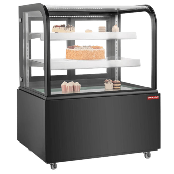 New Air NDC-36-CG 37-Inch Curved Glass Refrigerated Display Case