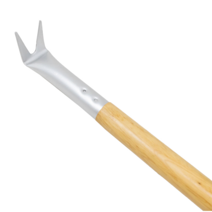 Omcan 44969 Commercial Pizza Dough Bubble Popper Professional Uneven Rise Preventer Tool with wooden handle and metal tip