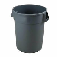 Omcan 80586 Heavy-Duty Commercial Trash Can Container, 32 Gallon
