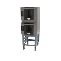 Cadco BLS-4HTD-2 Bakerlux Double Stack Half Size Convection Oven