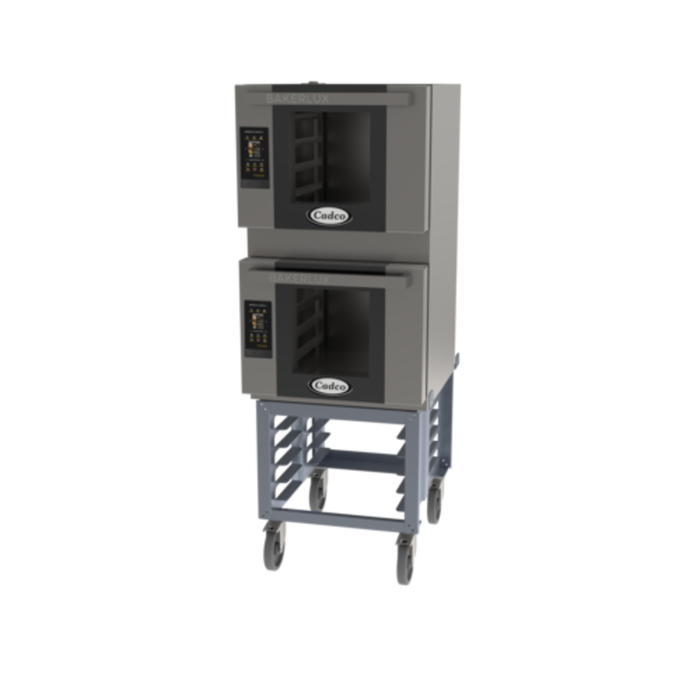 Cadco BLS-4HTD-2 Bakerlux Double Stack Half Size Convection Oven