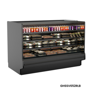 Structural Concepts GHSSV652RLB 75-3/8"W Fusion Refrigerated Self-Serve Case