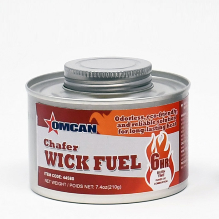 Omcan 44580 Combustible en gel de qualité supérieure de 2 heures pour chauffe-plat, caisse de 72