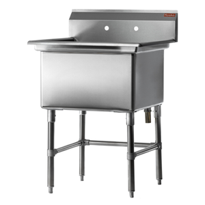 Rosko RO-SS-2424 24" x 24" One Compartment Stainless Steel Sink
