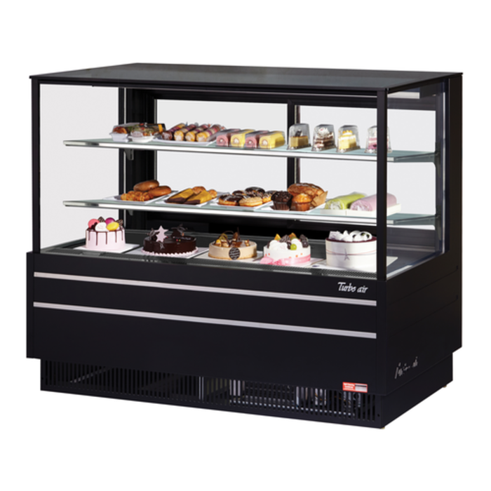 Turbo Air TCGB-60UF-W(B)-N 60-1/2"W Refrigerated Display Case 19.4 cu.ft.