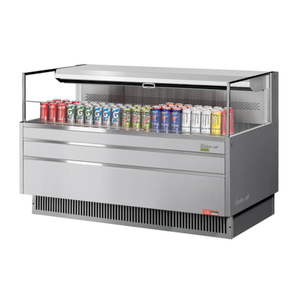 Turbo Air TOM-60L-UF-S-1S-N 58-3/4"W Open Display Merchandiser
