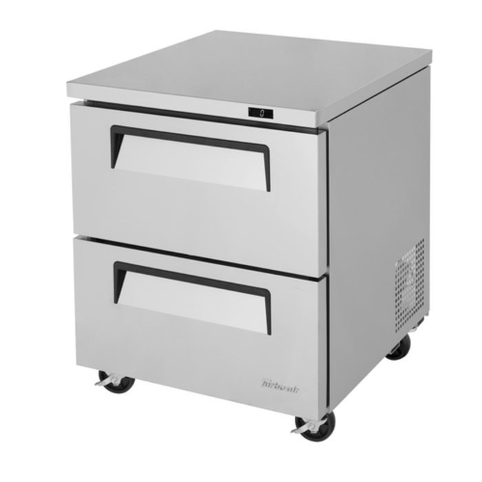Turbo Air TUF-28SD-D2-N 27.5" Undercounter Reach-In Freezer