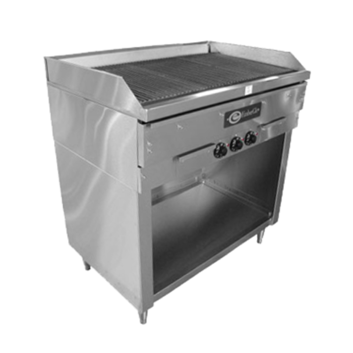 EmberGlo E2436F 36" Electric Floor Model Charbroiler