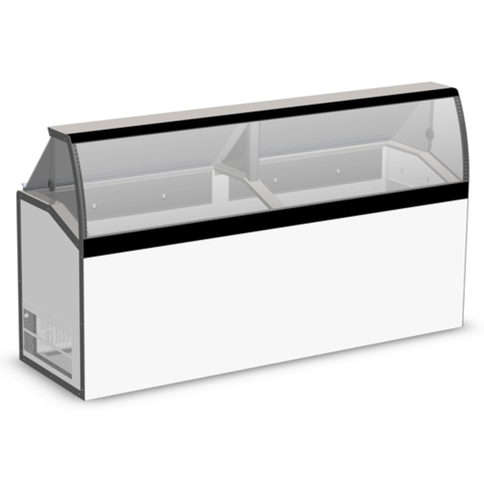 Master-Bilt DD-88LCG 90-1/4"W Ice Cream Dipping Display Cabinet
