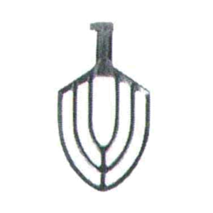 Univex 1033107 30 qt. Batter Beater Flat Paddle Mixer Attachment