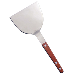 Omcan 80017 Solid Stainless Steel Teppanyaki Turner 4" x 3.25" Blade
