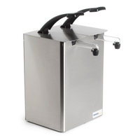 Nemco 10964 Quadruple Pump-Style Condiment Dispenser 21-7/8" Wide