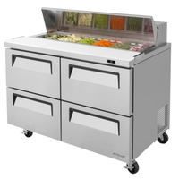 Turbo Air TST-48SD-D4-N 48" Refrigerated Sandwich Salad Prep Table