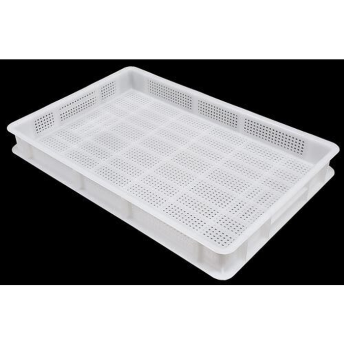 Alt Tag: Omcan 40462 Pasta Machine 11 lbs/hr Production Capacity 110V perforated plastic pasta drying tray for commercial kitchen