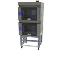 Cadco BLS-4FTR-2H Bakerlux 8 Pan Double Stack Electric Convection Oven