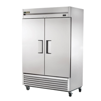 True T-49-HC 54.13" Two-Section Solid Door Refrigerator