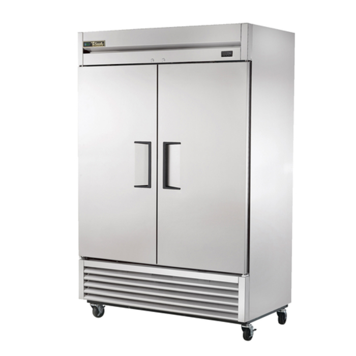 True T-49-HC 54.13" Two-Section Solid Door Refrigerator