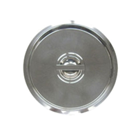 Adcraft BMP-12C Stainless Steel Bain Marie Cover for 12 Qt. Pot