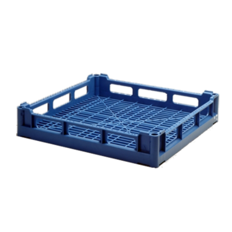 Lamber CC00019 Dishwasher Open Rack, 19.75" X 19.75", Blue Plastic, Ideal For Dishwashing Irregularly Shaped Items.