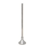Omcan 36051 Hydraulic Sausage Stuffer Nozzle Horn, 12mm Stainless Steel