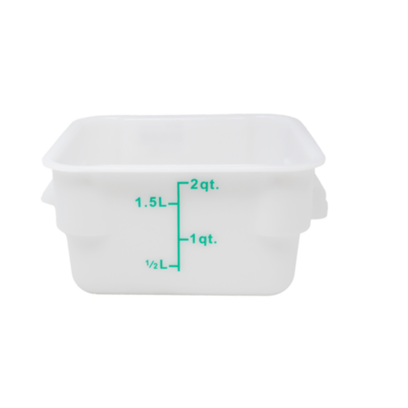 Durable Polycarbonate Food Storage Container With Measurement Markings For Accurate Portioning