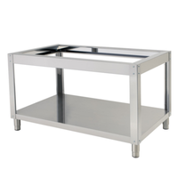 Pied en acier inoxydable Trento 41605 pour fours à double chambre Fuoco