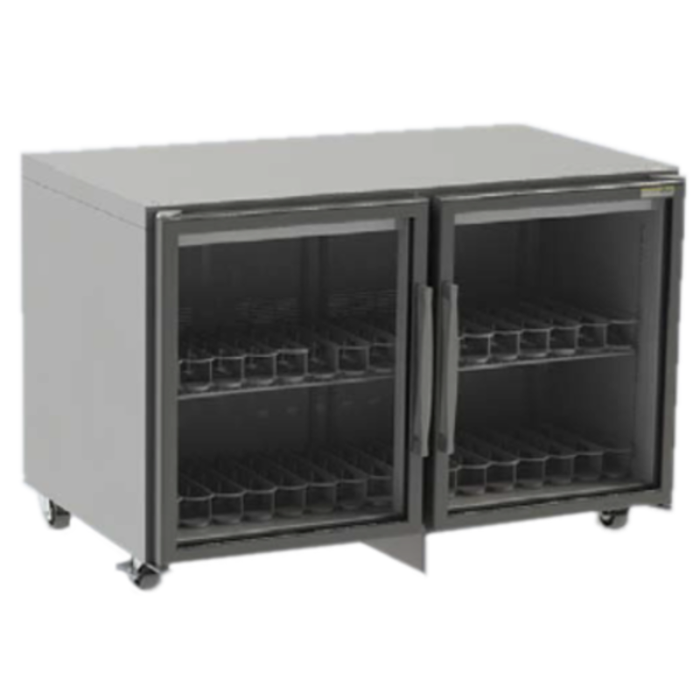 Silver King SKR48A-EGUS1 48" Undercounter Glass Door Back Bar Refrigerator