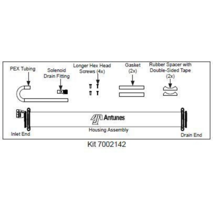 Antunes 7002142 High-Capacity VZN Ultrafilter Housing Retrofit Kit