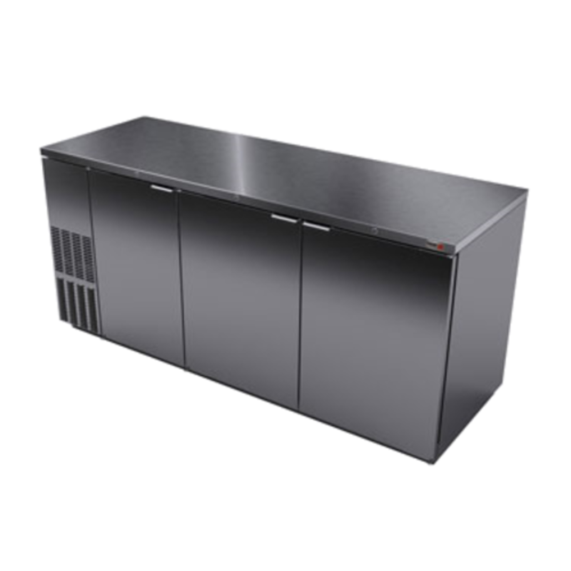 Fagor FBB-79S-N 80" Refrigerated Back Bar Cooler With Four Doors And Front-Breathing Design