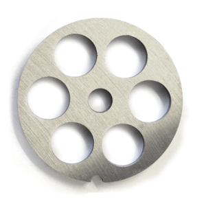 Omcan 11219 #12 European Style Hubless Meat Grinder Plate 3/4"