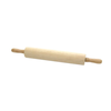 Hardwood Rolling Pin With Ball Bearings Designed For Smooth And Even Dough Rolling.