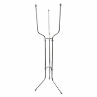 Omcan 80838 Stainless Steel Folding Stand for 8-Quart Wine Bucket