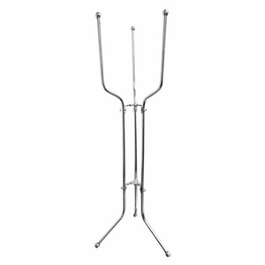 Omcan 80838 Stainless Steel Folding Stand for 8-Quart Wine Bucket