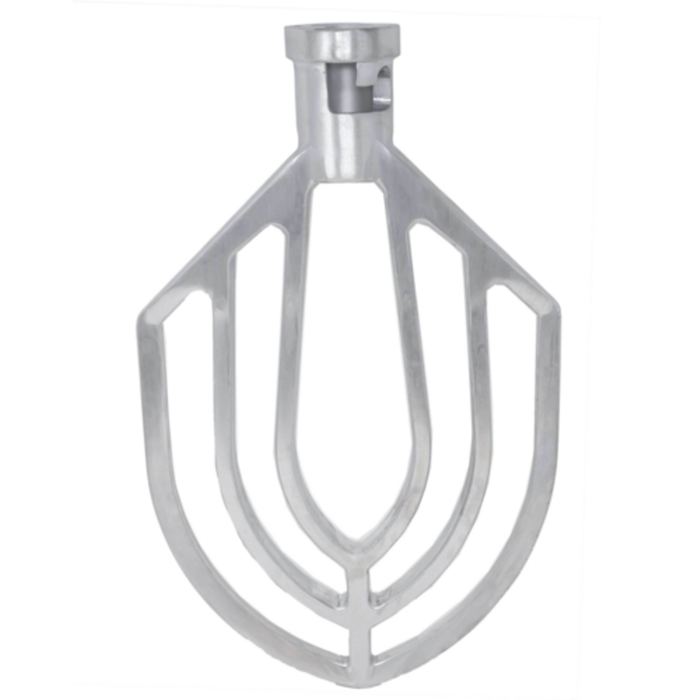 Alt Tag: OMCAN 17606 60 Qt Hobart Compatible Flat Beater Mixer Attachment, commercial mixer flat beater for batters, mashed potatoes and icing