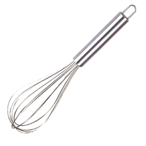 Alt Tag: Omcan 80082 Durable Stainless Steel 10-Inch Piano Wire Whisk Kitchen Tool stainless whisk for baking, mixing, and whipping