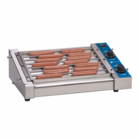 Antunes Hot Dog Grill Cooking 21 Hot Dogs On Stainless Steel Grill Surface