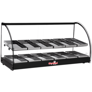 Skyfood FWD2-36BL 36.25"W Countertop Heated Deli Food Warmer Display Case