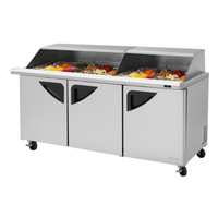 Turbo Air TST-72SD-30-N-SL 72-5/8"W Refrigerated Mega Top Sandwich Unit