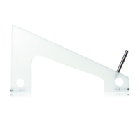 Boska 510005 Hotelblock Cheese Cutter Partition 12mm, 8.26''W x 13.77''D Durable HMPE