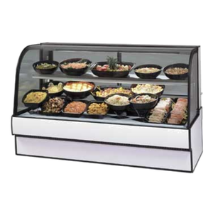 Federal Industries CGR7748CD 77.13"W Curved Glass Refrigerated Deli Case