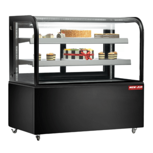 New Air NDC-48-CG 48.5" Curved Glass Refrigerated Floor Display Case