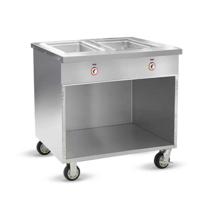FWE HLC-2W6-1-HWR 34.5" 2-Well Electric Hot Food Serving Counter