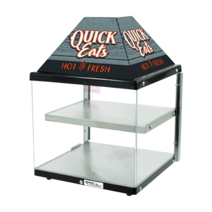 Global Solutions GS1410 18" W Countertop Heated Food Display Case