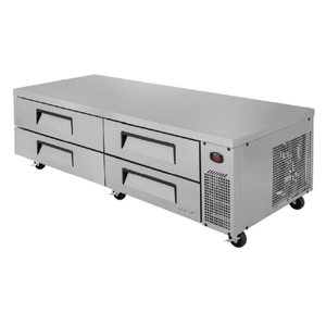 Réfrigérateur de base de chef Turbo Air TCBE-82SDR-N Super Deluxe de 83-5/8" de largeur
