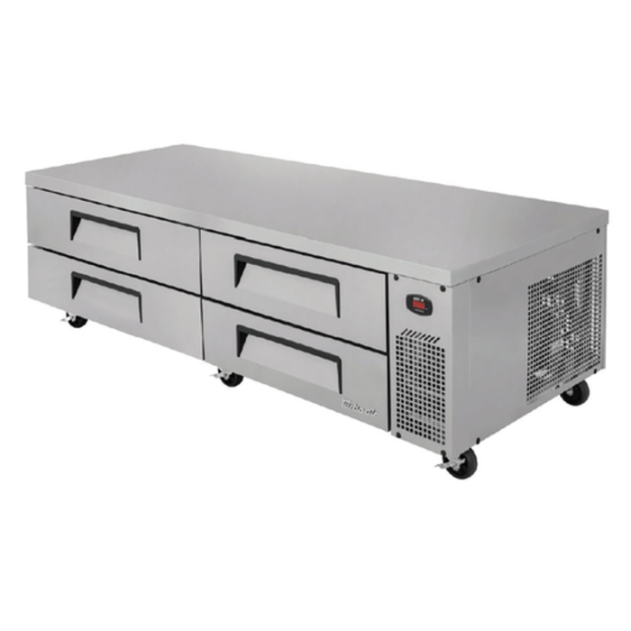 Turbo Air TCBE-82SDR-N 83-5/8"W Super Deluxe Chef Base Refrigerator