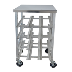 OMCAN 27770 Can Storage Rack 35.25" x 26.5" with Tabletop