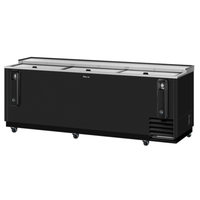 Turbo Air TBC-95SB-N 95" Black Super Deluxe Bottle Cooler